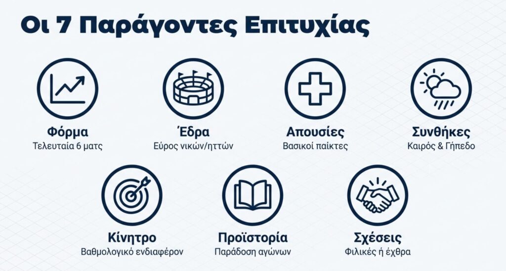 Ευρωπαϊκό Χάντικαπ 7  κριτήρια επιτυχίας 